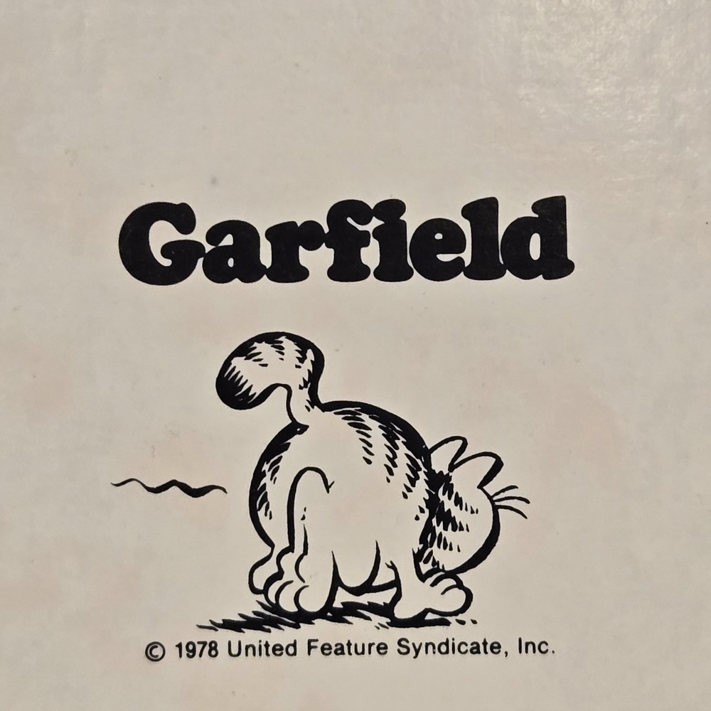 Vintage 1978 Garfield Autograph Book‎  Unused Yellow Pages Jim Davis Collectible - Picture 6 of 16